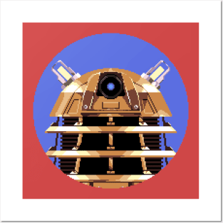 Pixel Dalek Posters and Art